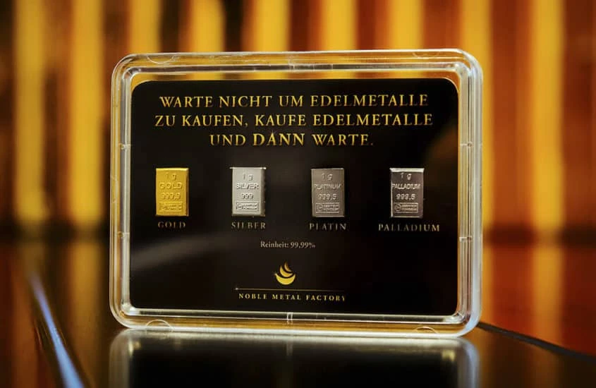 NMF OHG Quattro-Preziosi-Edelmetall-Card